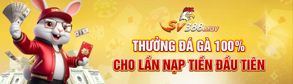 Thưởng nạp tiền đầu SV388